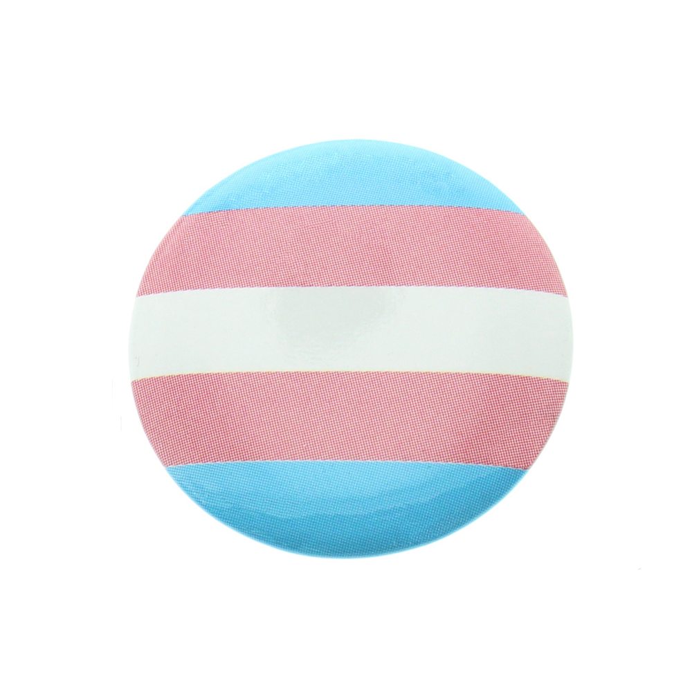 Zac's Alter Ego - Transgender Equality Flag Button pin - Mehrfarben